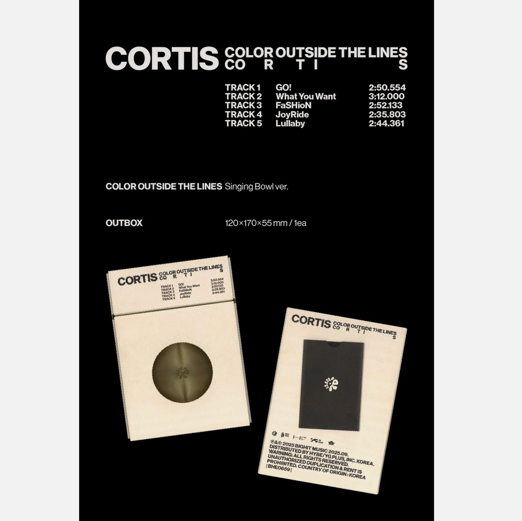 CORTIS - COLOR OUTSIDE THE LINES 1st EP Album (Singing Bowl Version)
