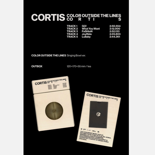 CORTIS - COLOR OUTSIDE THE LINES 1st EP Album (Singing Bowl Version)