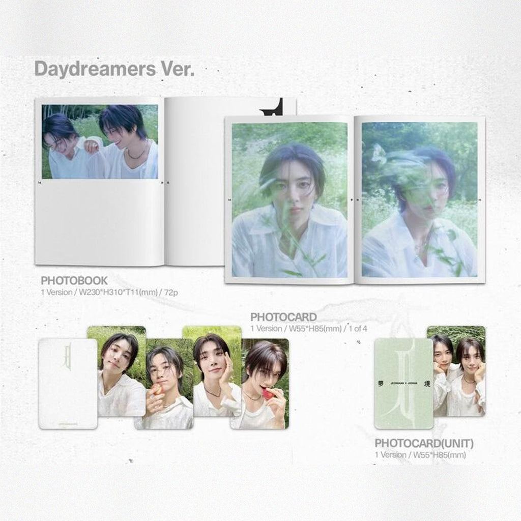 (Pre Order) JxJ Jeonghan & Joshua (SEVENTEEN) - DREAMSCAPE Album (Standard Version) with Weverse Gift POB