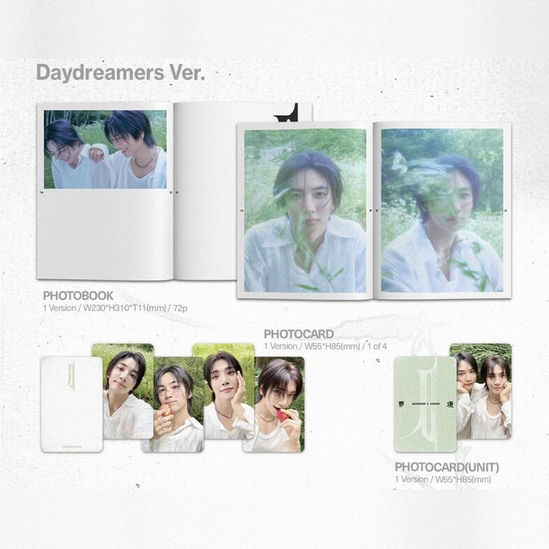 (Pre Order) JxJ Jeonghan & Joshua (SEVENTEEN) - DREAMSCAPE Album (Standard Version) with Weverse Gift POB